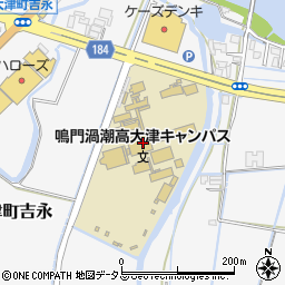 徳島県鳴門市大津町吉永595-1周辺の地図