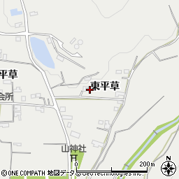 徳島県鳴門市大麻町板東東平草周辺の地図