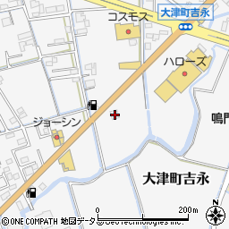 徳島県鳴門市大津町吉永418周辺の地図