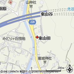 徳島県鳴門市大麻町大谷東山谷19-21周辺の地図