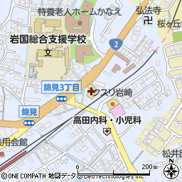 山口三菱岩国店周辺の地図