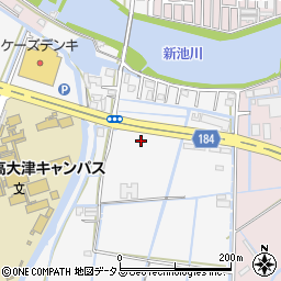 徳島県鳴門市大津町吉永613周辺の地図