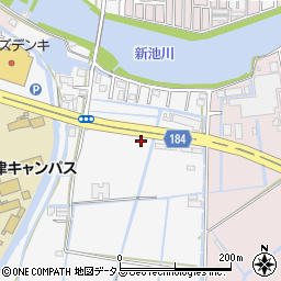 徳島県鳴門市大津町吉永613-2周辺の地図