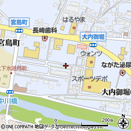 リバティ宮島町周辺の地図