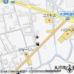 徳島県鳴門市大津町吉永221-1周辺の地図
