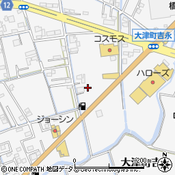 徳島県鳴門市大津町吉永221周辺の地図