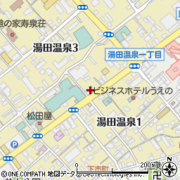 萩山口信用金庫湯田支店周辺の地図