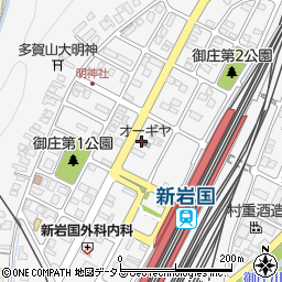 扇屋ステーションホテル周辺の地図