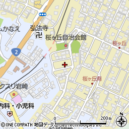 新桜ケ丘団地周辺の地図