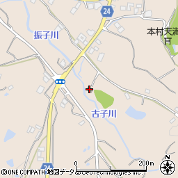 本村集落センター周辺の地図