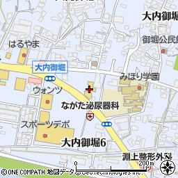 トヨタカローラ山口大内店周辺の地図