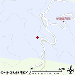 和歌山県海草郡紀美野町釜滝163周辺の地図