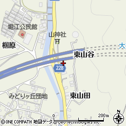 徳島県鳴門市大麻町大谷東山谷18周辺の地図