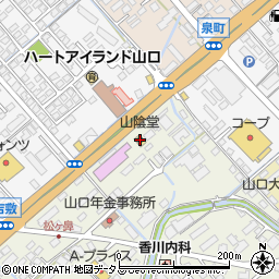 山陰堂吉敷店周辺の地図