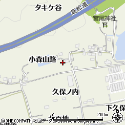 徳島県鳴門市大麻町姫田久保ノ内周辺の地図