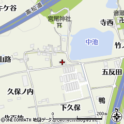 徳島県鳴門市大麻町姫田小森山路33周辺の地図