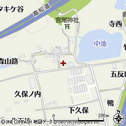 徳島県鳴門市大麻町姫田小森山路39周辺の地図