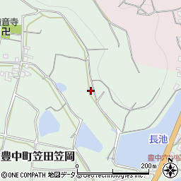 香川県三豊市豊中町笠田笠岡3362-2周辺の地図