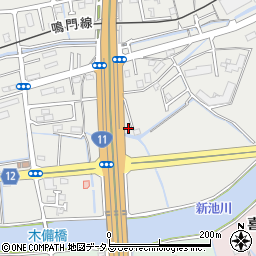徳島県鳴門市撫養町木津820-1周辺の地図