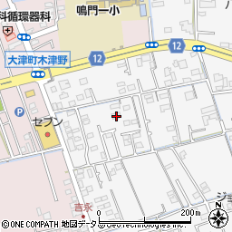 徳島県鳴門市大津町吉永67周辺の地図