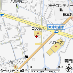 徳島県鳴門市大津町吉永215周辺の地図