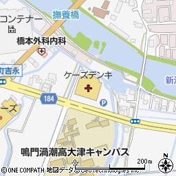 徳島県鳴門市大津町吉永600周辺の地図