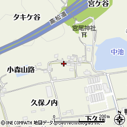 徳島県鳴門市大麻町姫田小森山路49周辺の地図