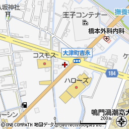 徳島県鳴門市大津町吉永442-7周辺の地図