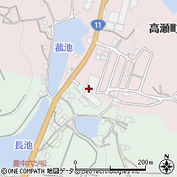 香川県三豊市豊中町笠田笠岡1251-85周辺の地図