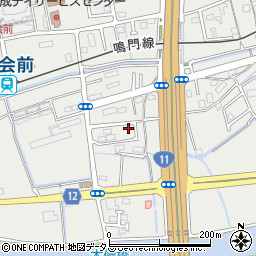 徳島県鳴門市撫養町木津621-22周辺の地図