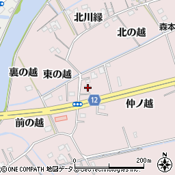 徳島県鳴門市大津町木津野仲ノ越57周辺の地図