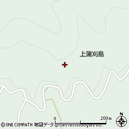 上蒲刈島周辺の地図