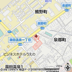 湯田温泉在宅ケアセンター周辺の地図