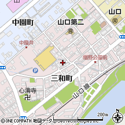 山口県山口市三和町12-11周辺の地図