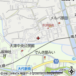 徳島県鳴門市撫養町木津548周辺の地図