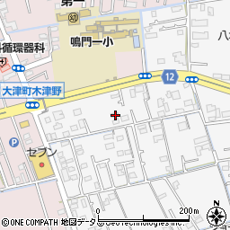 徳島県鳴門市大津町吉永15周辺の地図