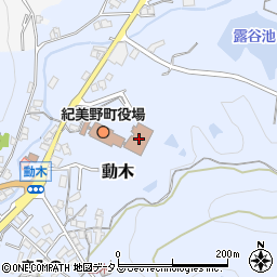 紀美野町中央公民館周辺の地図