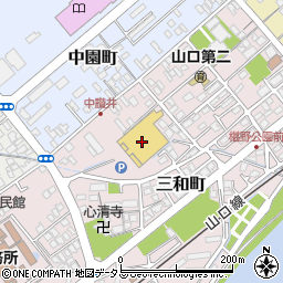 山口県山口市三和町12周辺の地図