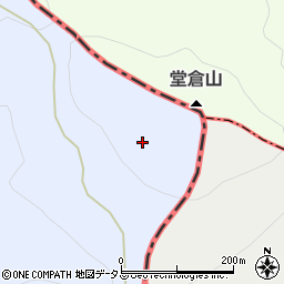 堂倉山周辺の地図