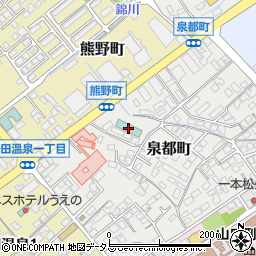 ホテルルートイン山口湯田温泉周辺の地図