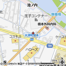 徳島県鳴門市大津町吉永461周辺の地図