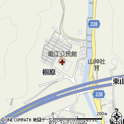 鳴門市役所　教育委員会堀江公民館周辺の地図