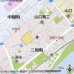 山口県山口市三和町12-9周辺の地図