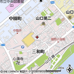 山口県山口市三和町12-7周辺の地図