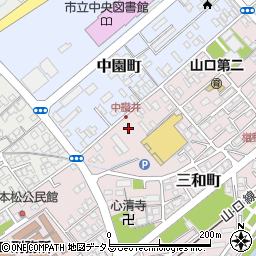 山口県山口市三和町11周辺の地図