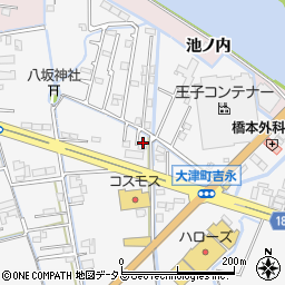 徳島県鳴門市大津町吉永203-12周辺の地図