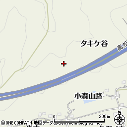 徳島県鳴門市大麻町姫田タキケ谷周辺の地図
