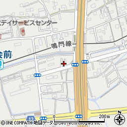 徳島県鳴門市撫養町木津616周辺の地図