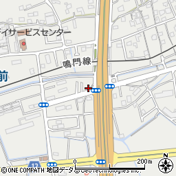 徳島県鳴門市撫養町木津616-4周辺の地図