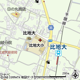 三豊市立比地大小学校周辺の地図